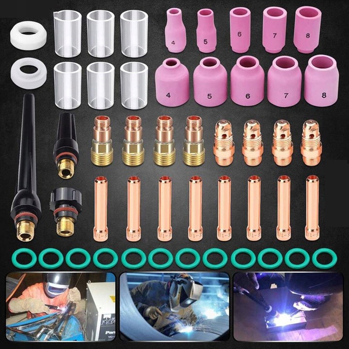 TIG 49 el Zestaw akcesorii spawanie SR17 SR18 SR26 3Ccc