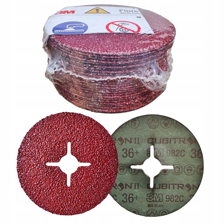 3M 982C P36 Fibra Krążek ścierny 125 mm Cubitron II do metalu do szlifierki