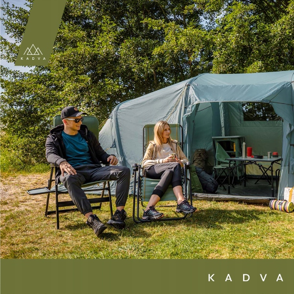 Krzesło turystyczne KADVA CAMPchair 3.0 zielony OS Aluminiowa Rama