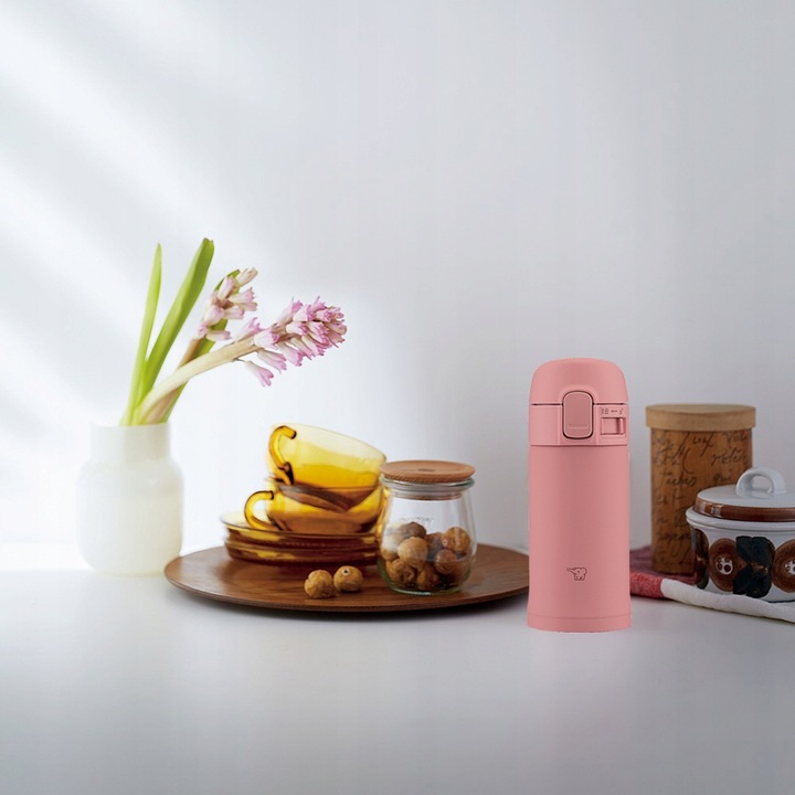 Kubek termiczny termos mały na napoje ciepłe ZOJIRUSHI SM-PD20-PM 200 ml