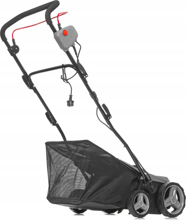 AERATOR WERTYKULATOR ELEKTRYCZNY LEHMANN DO TRAWY REGULACJA Z KOSZEM 2600W