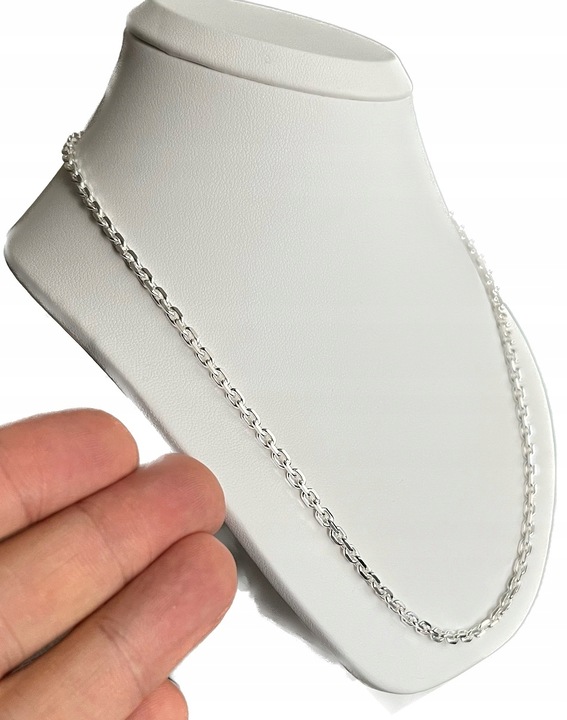 Łańcuszek srebrny GRUBY próby 925 Naszyjnik SREBRO (na PREZENT)