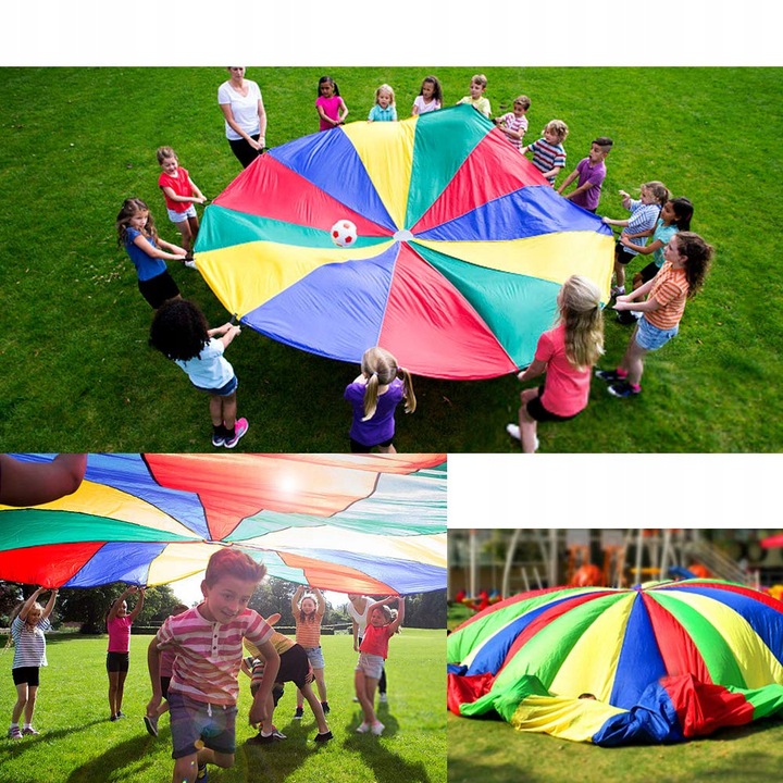 PROFESJONALNA CHUSTA ANIMACYJNA 3m SPADOCHRON + FU