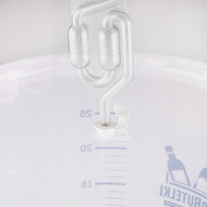 FERMENTATOR WIADRO FERMENTACYJNE 30 L na WINO PIWO z POKRYWĄ SKALĄ RURKĄ