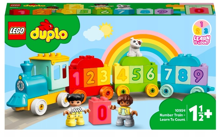 LEGO Duplo 10954 Pociąg z cyferkami + Torba Lego Prezent