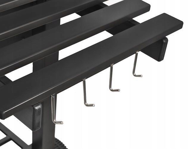 DE KRAFT GRILL WĘGLOWY ANGULAR RUSZT ŻELIWNY + POKROWIEC