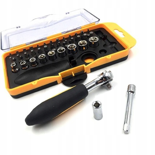 ZESTAW BITÓW I NASADEK Z AKCESORIAMI 38 SZTUK