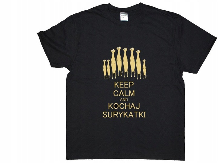 MĘSKA KOSZULKA SURYKATKA SURYKATKI WZORY s1c