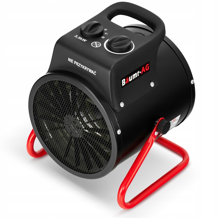 Nagrzewnica elektryczna BAUMR-AG 3,5kW 3500W dmuchawa farelka grzejnik