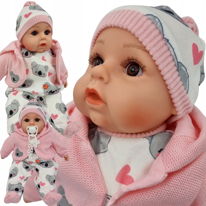 LALKA BOBAS MÓWI I ŚPIEWA POLSKI 45CM+SMOCZEK_67