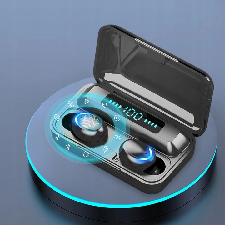 SŁUCHAWKI BEZPRZEWODOWE Z BLUETOOTH POWERBANK