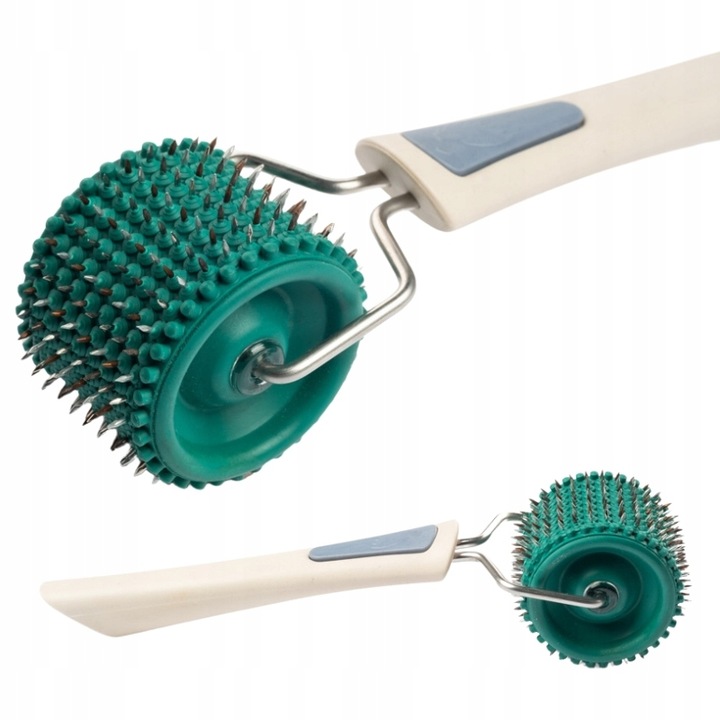 Aplikator LYAPKO WAŁEK z igłami do masażu twarzy ZIELONY + GRATIS