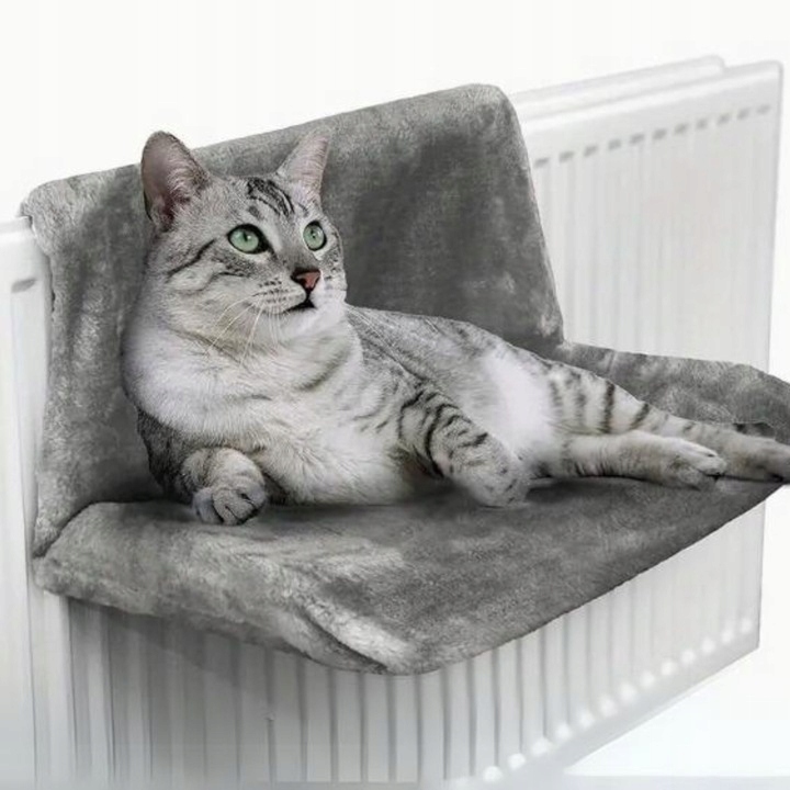 LEGOWISKO WISZĄCE PLUSZOWE HAMAK DLA KOTA NA KALORYFER BALKON