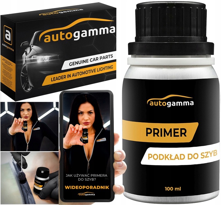 Primer, środek gruntujący Podkład do szyb samochodowych grunt 100ml