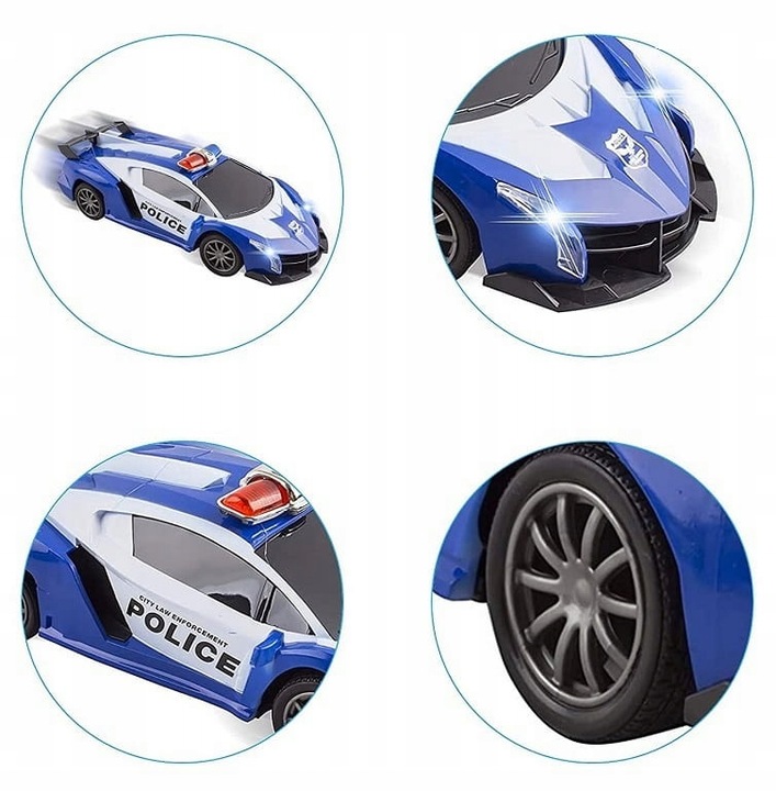 AUTO SAMOCHÓD POLICYJNY ZDALNIE STEROWANY POLICJA