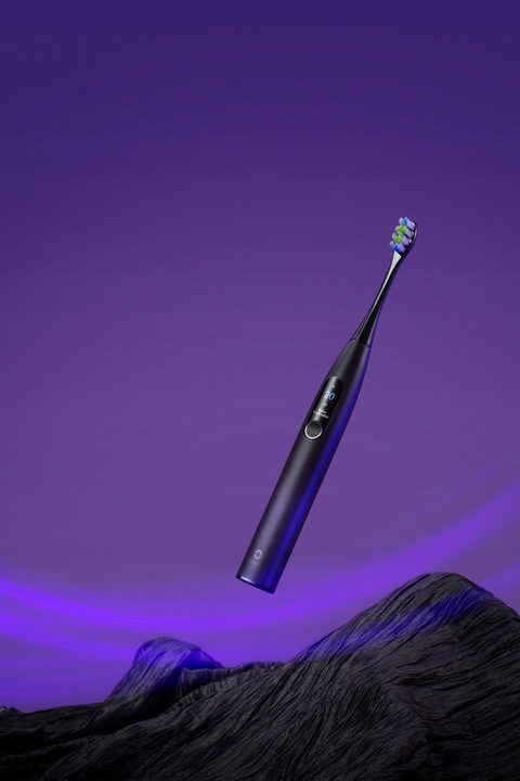 OCLEAN X Pro szczoteczka soniczna do zębów fiolet