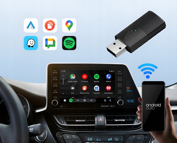 Bezprzewodowy Adapter Mini USB CarPlay do iPhone iOS