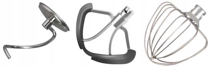 Robot kuchenny mikser planetarny z misą metalowa obudowa 1800W 6,5L LOVIO