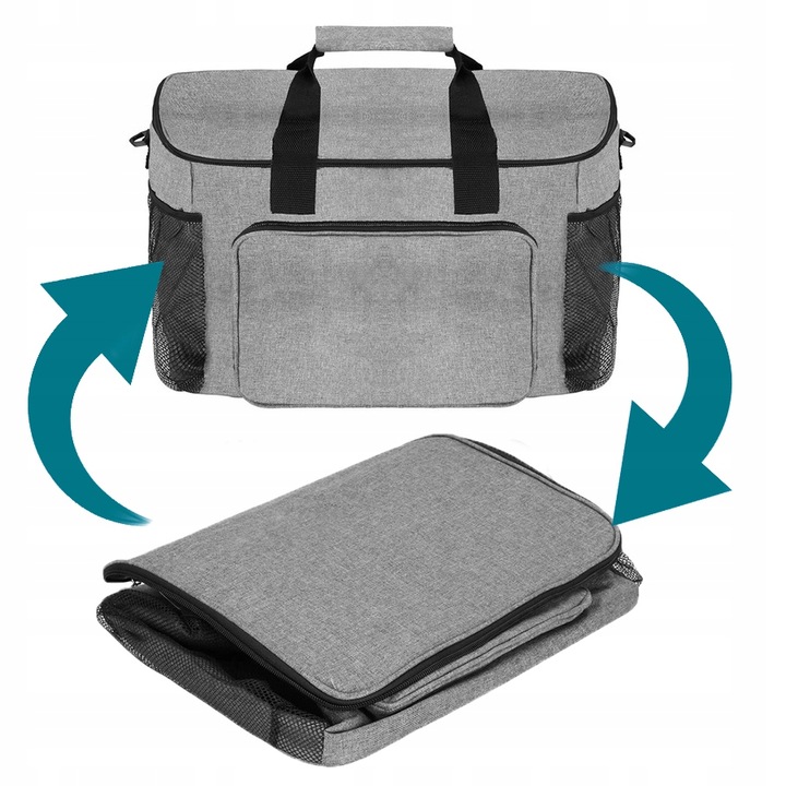 TORBA TERMICZNA śniadaniowa PLAŻOWA PIKNIKOWA lodówka NA JEDZENIE 28 litrów