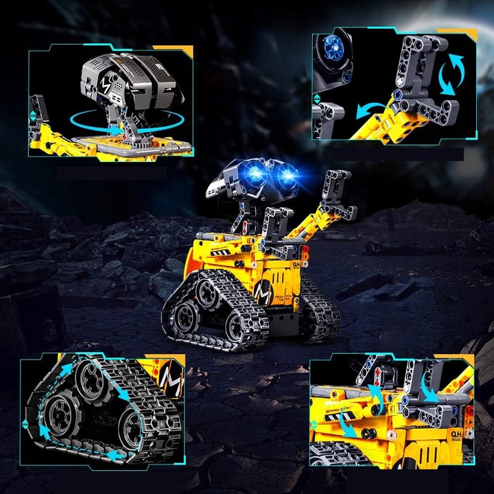 4W1 PROGRAMOWALNY ROBOT ZABAWKA ZESTAW KONSTRUKCYJNY APP I PILOT KONTROLA