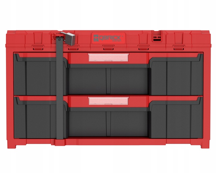 Skrzynka z szufladami Qbrick System ONE 2.0 DRAWER 2 TOOLBOX EXPERT RED