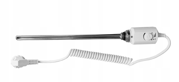 GRZAŁKA ELEKTRYCZNA DO GRZEJNIKA ŁAZIENKOWEGO 300W BIAŁA