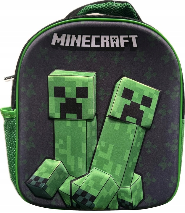 MINECRAFT PLECAK PRZEDSZKOLNY 3D CREEPER