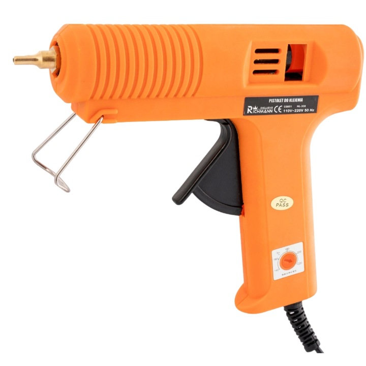 PISTOLET DO KLEJU NA GORĄCO 150W Z REGULACJĄ TEMPERATUR 5 STOPNIOWY SOLIDNY