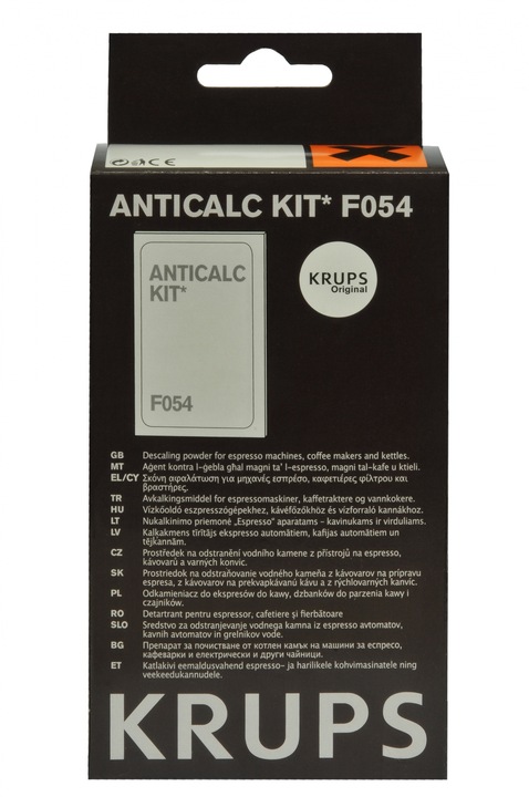 Odkamieniacz Krups saszetki F054 AntiCalc Tabletki czyszczące Krups XS3000