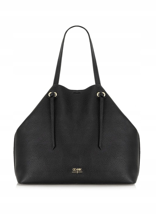 OCHNIK Duża czarna torebka shopper TOREC-0995A-99(Z25)