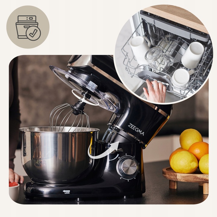 ROBOT KUCHENNY PLANETARNY maszynka do miesa MIKSER BLENDER Z MISĄ 6,5L