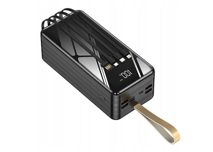POWERBANK 80000mAh USB C IPHONE MICRO KABLE QUICK CHARGE PATONA CZARNY