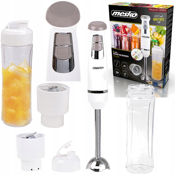 Blender ręczny 2in1 Mesko MS 4624 1000W