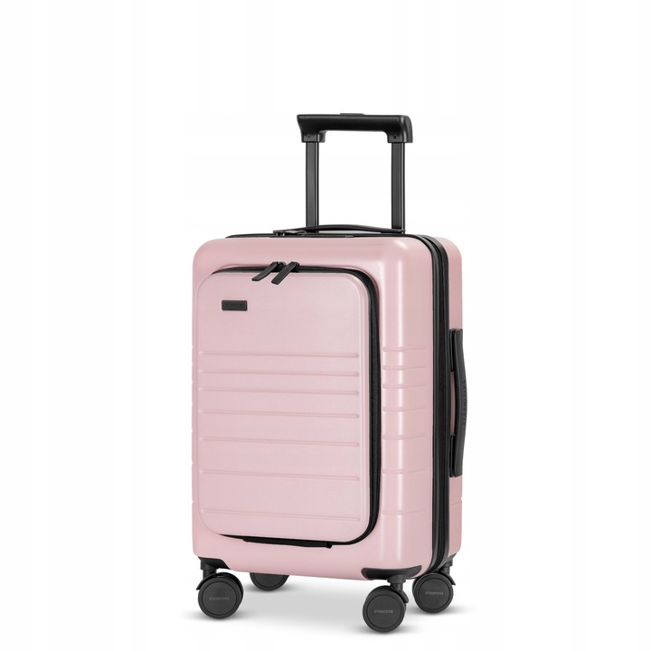 ETERNITIVE Walizka kabinowa, Port USB-C USB-A, Koła 360°, Poliwęglan & ABS