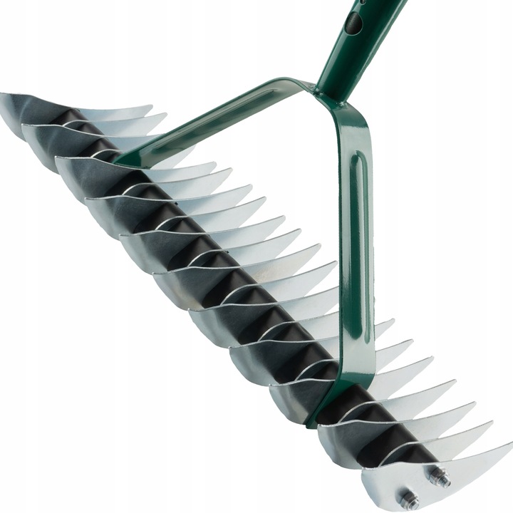 AERATOR RĘCZNY WERTYKULATOR DO TRAWY DWUSTRONNY METAL Z TRZONEM AREATOR