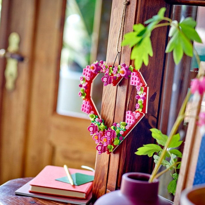 LEGO Creator 40638 Ozdoba w Kształcie Serca PREZENT NA WALENTYNKI SERDUSZKO