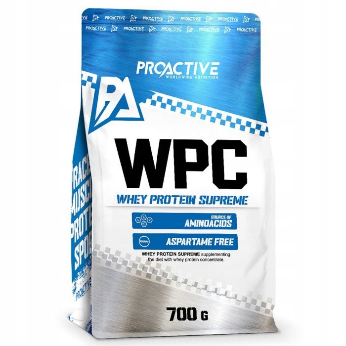BIAŁKO whey WPC serwatkowe ODŻYWKA białkowa WANILIA ProActive INSTANT 700g