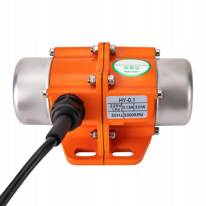 SILNIK WIBRACYJNY 3000 OBR/MIN Z REGULATOREM PRĘDKOŚCI, ELEKTRYCZNY SILNIK