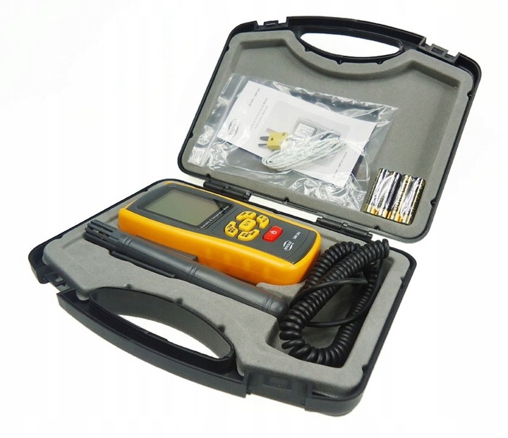 HIGROMETR WILGOTNOŚCIOMIERZ MIERNIK WILGOTNOŚCI I TEMPERATURY POWIETRZA LCD