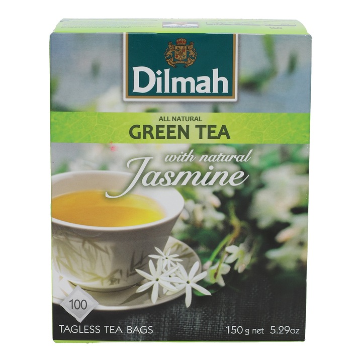 Dilmah Zielona herbata jaśminowa 100 x 1,5 g