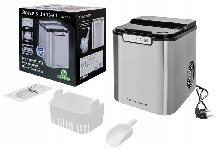 Kostkarka do lodu GÖTZE & JENSEN IM701X Inox