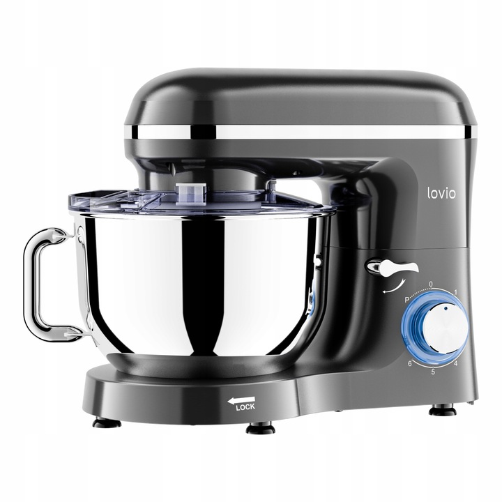 Robot planetarny MIKSER Z MISĄ kuchenny 6,2L 1900W MOCNY TRWAŁY AKCESORIA