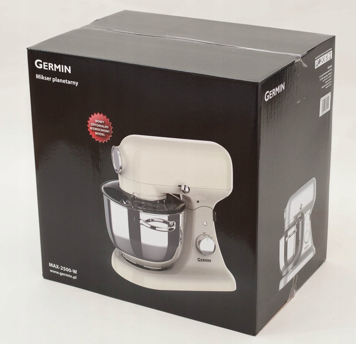 ROBOT KUCHENNY PLANETARNY MAX 2500 W MIKSER 5,5 L BERLINGER 4 MIESZADŁA