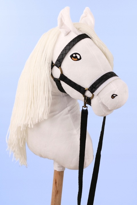 HOBBY HORSE ZESTAW A3 DUŻY KONIK + WODZE + KANTAR PREZENT DLA DZIECKA