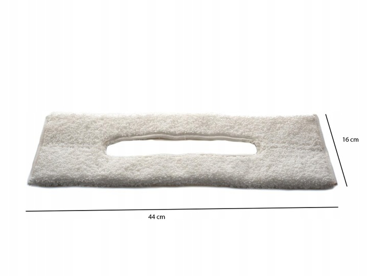 Prostokątna ścierka mapująca do twardych podłóg