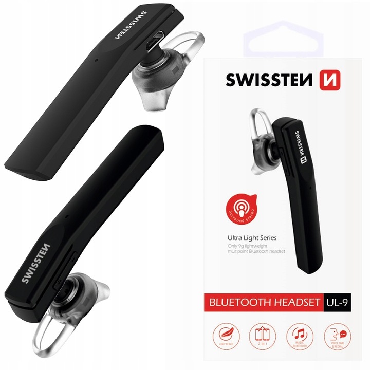 SWISSTEN Słuchawka Bluetooth zestaw słuchawkowy