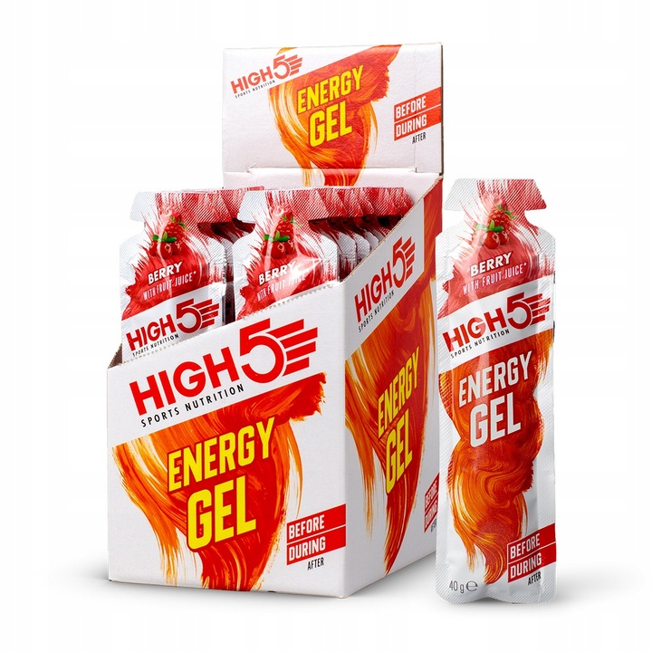 ŻEL ENERGETYCZNY HIGH5 - MIKS SMAKÓW 8 X 40G MIX
