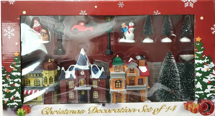 Magic Village duże miasteczko wioska zimowa scena Zimowe miasteczko