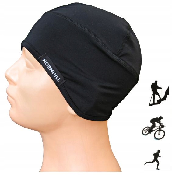 Supercienka TERMOAKTYWNA czapka Soft pod kask z J. srebra. SEZONOWA OBNIŻKA