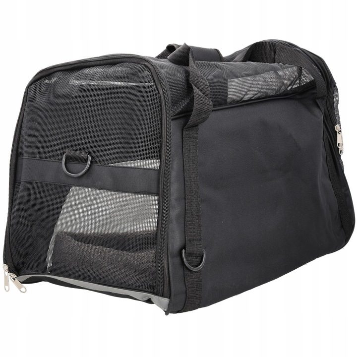 TORBA TRANSPORTER DLA KOTA PSA Z MATĄ PLUSZOWĄ L